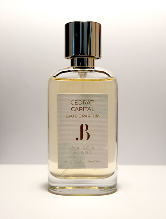 Flacon Eau de parfum CEDRAT CAPITAL - vaporisateur naturel 50mL