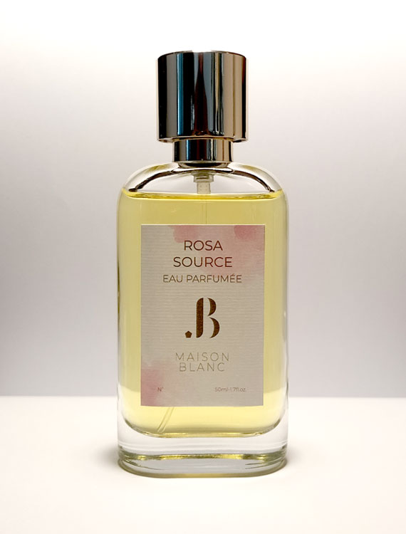 Flacon Eau parfumée naturel ROSA SOURCE - vaporisateur naturel 50mL